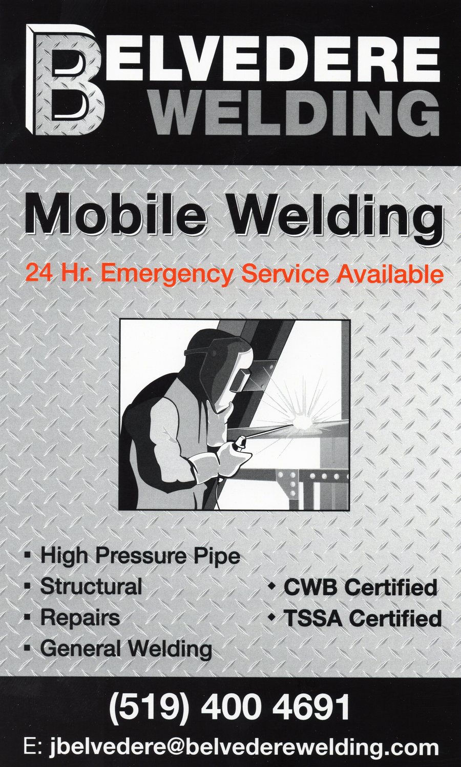 Belvedere Welding Gallery Photos - gallery-images/vFlyer.jpg